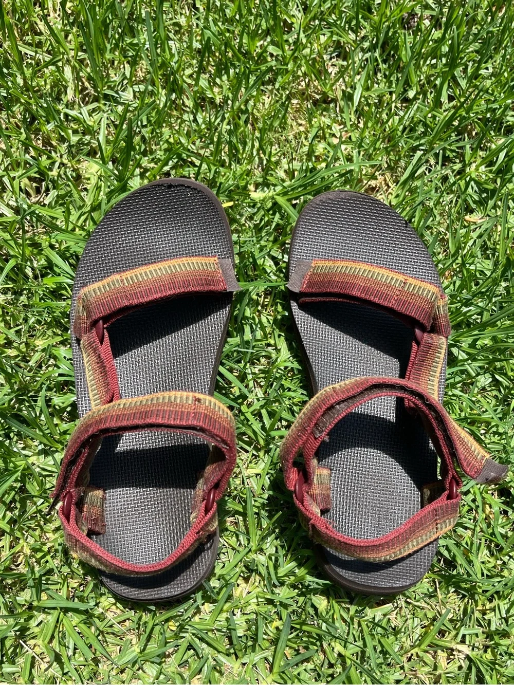 Teva Universal Original Strap Sandals Men 9 Western Aztec Gorpcore Hiking Brown
